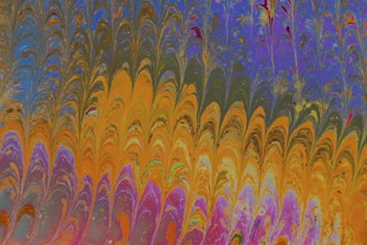Abstract marbling art patterns in paint as background