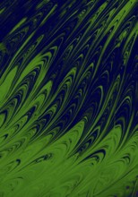 Traditional Ottoman Turkish marbling art patterns as abstract colorful background