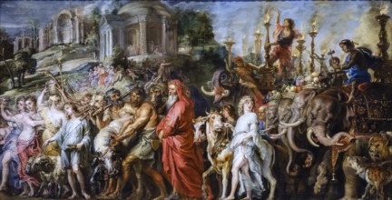 Peter Paul Rubens, a roman triumph, oil on canvas, National Gallery, London, England, Great Britain