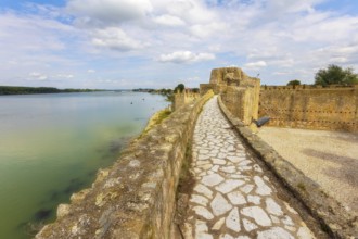 Smederevo, Serbia fortress and Danube river summer view