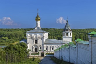 Assumption Kosmin Monastery in Nebyloye village, Russia. Assumption Cathedral