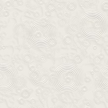 A white ripples surface background. 3D illustration