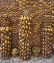 Tazones shells facades of Asturias in Spain