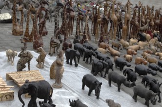 African art market in Swakopmund, Namibia, Africa