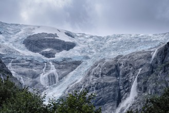 The Kjenndalsbreen is part of the Jostedalsbreen, one of the largest glaciers in Norway, and forms