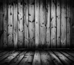 Vintage rusty wooden interior, ugly industrial background