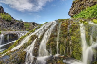 A small water from in the valley of Gjain, Iceland, Europe