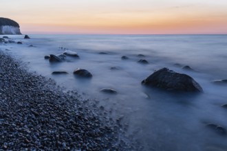 The white chalk cliffs of the german island Rügen