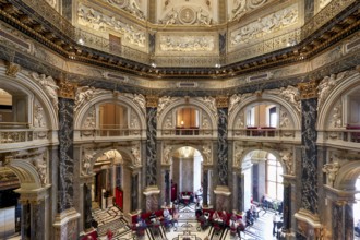 The café inside Kunsthistorisches Museum. Vienna Austria