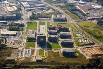 Essen, Westviertel, Thyssen Krupp headquarters in Essen. Steel industry, Ruhr area, North