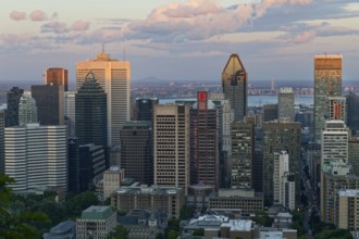 View on the city, Montreal, Province of Quebec, Canada, North America