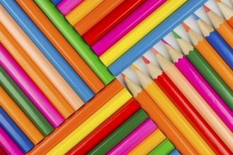 Collection of colorfull pencils as a background picture
