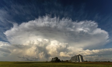 Summer Storms in the Canadian Prairies Dramatic Scenes