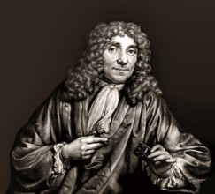 Antonie Philips van Leeuwenhoek, 1632 – 1723, a Dutch microbiologist and microscopist