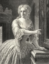 Amalia von Edelreich, character from the drama The Robbers by Friedrich Schiller, 1759 - 1805