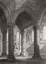Rosslyn Chapel, Roslin, Midlothian, Scotland, 19th century, Views in Edinburgh by J. & H. S. Storer
