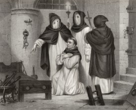 The torture of Girolamo Hieronymus Savonarola, 1452-1498, an Italian Dominican