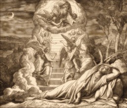 Jacob's Dream, Old Testament, by Julius Schnorr von Carolsfeld, 1860