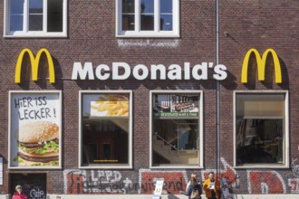 McDonald's branch and logo, Bremen, Germany, Europe