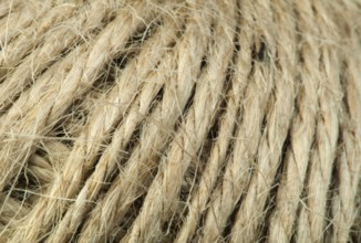 Hemp rope close up background