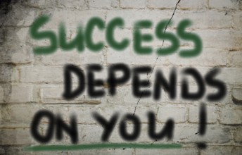 Success Depends On You Concept
