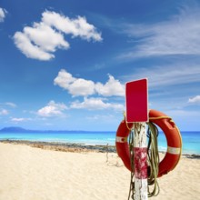 Corralejo Beach Fuerteventura at Canary Islands of Spain