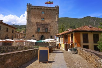Potes infantado tower in Cantabria of Spain