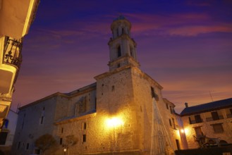 Rubielos de Mora village in Teruel Spain located on Gudar Javalambre Sierra