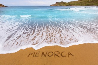 Cala Binimela in Menorca at Balearic islands of Spain