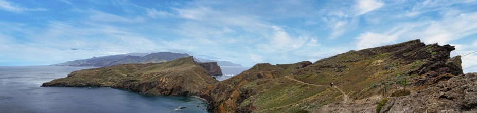Panorama of the Ponta de São Lourenço peninsula in Madeira