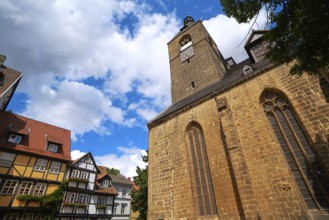 Quedlinburg city chuch in Harz of Germany