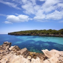 Menorca Cala en Turqueta Ciutadella turquoise Mediterranean at Balearic islands