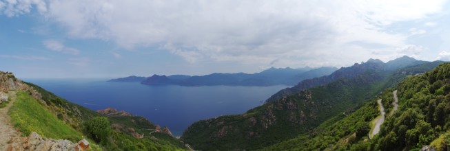Panoramic view of the