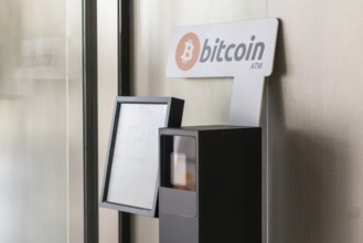 Bitcoin ATM, used for buying and selling cryptocurrencies