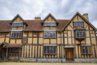 The birthplace of William Shakespeare in Stratford, a town in Cotswolds area, in England, UK