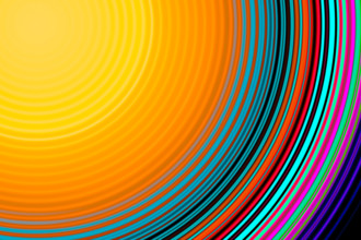 Colorful abstract background with circular lines