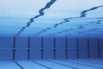 Underwater Empty Swimming Pool