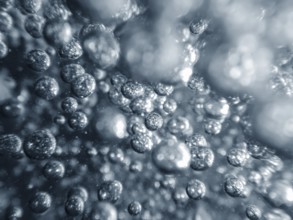 Air bubbles, underwater bubbles Abstract Background