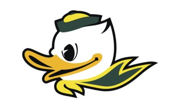Oregon Ducks Logo old, American colleges ncaa, Logo