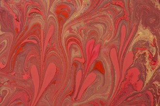Abstract marbling floral pattern for fabric, tile design. background texture