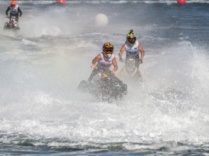 Olbia, Italy - September 16 - 20192 Aquabike world Championship gran prix of Italy