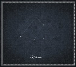 Norma star constellation, Night sky, Cluster of stars, Deep space, Carpenter's Square constellation