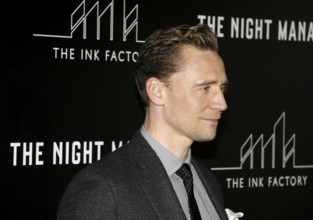 Tom Hiddleston at the Los Angeles premiere of AMC's 'The Night Manager' held at the DGA Theater in