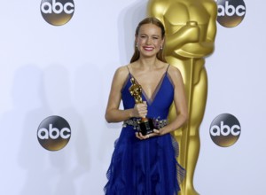 Brie Larson at the 88th Annual Academy Awards, Press Room held at the Loews Hollywood Hotel in