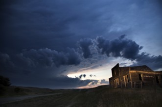 Storm Clouds Canada rural countryside Night Shot