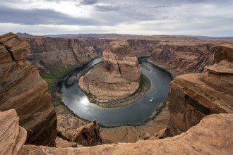 The impressive Horseshoe Bend of the Colorado River in northern Arizona