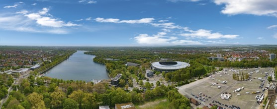 The Masch Lake is an artificial lake situated south of the city centre of Hanover, the capital of