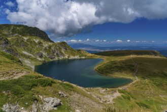 Rila lake at Rila Mountain in Bulgaria
