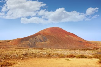 Lajares La Caldera mountain Fuerteventura at Canary Islands of Spain