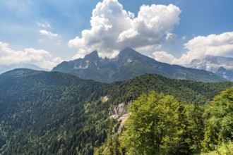 Sports via ferrata near the valley with a suspension bridge and a great view of the Berchtesgaden